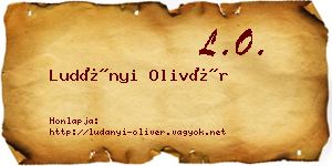 Ludányi Olivér névjegykártya